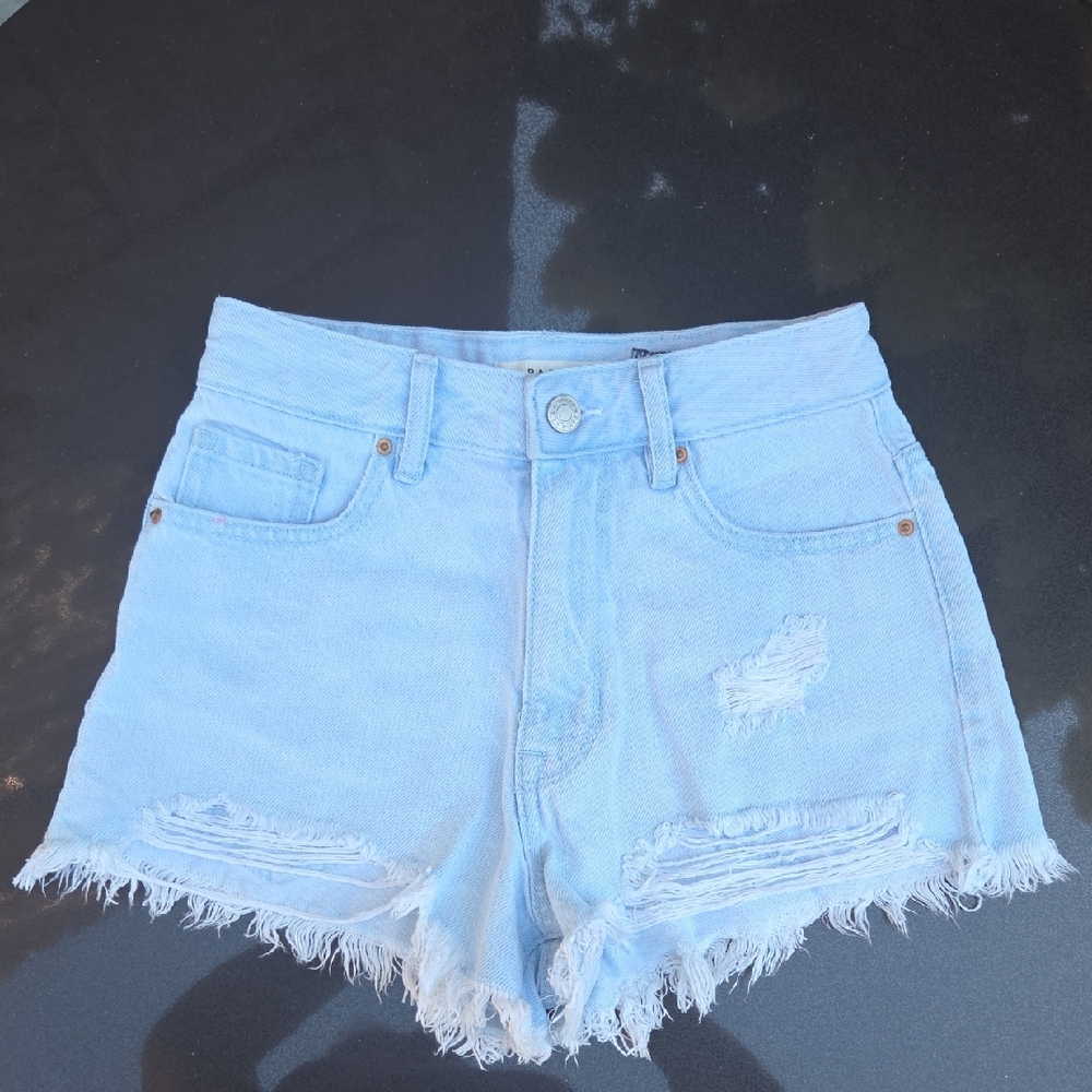 PacSun Light Blue Distressed Jean Shorts